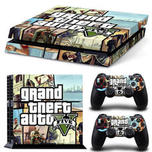 Load image into Gallery viewer, Cover Skin for PS4 (GTA 5)