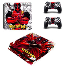 Load image into Gallery viewer, Cover Skin for Playstation 4 Slim (Deadpool)
