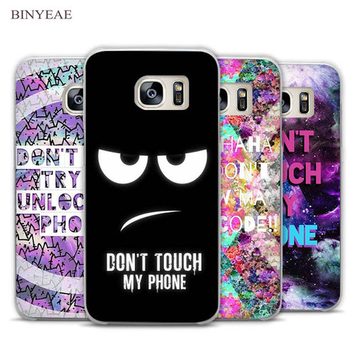 Phone Cases for Samsung Galaxy (Don't Touch My Phone)