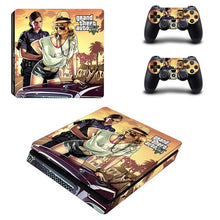 Load image into Gallery viewer, Cover Skin for PS4 Slim (GTA 5)