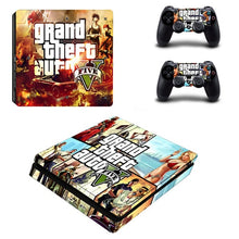 Load image into Gallery viewer, Cover Skin for PS4 Slim (GTA 5)
