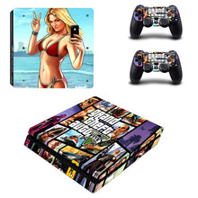 Load image into Gallery viewer, Cover Skin for PS4 Slim (GTA 5)