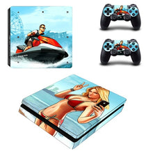 Load image into Gallery viewer, Cover Skin for PS4 Slim (GTA 5)
