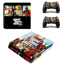 Load image into Gallery viewer, Cover Skin for PS4 Slim (GTA 5)