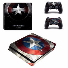 Load image into Gallery viewer, Cover Skin for PS4 Slim (Captain America)