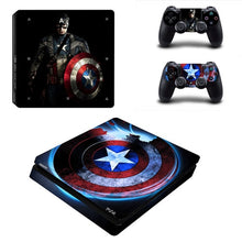 Load image into Gallery viewer, Cover Skin for PS4 Slim (Captain America)