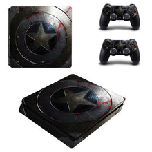 Load image into Gallery viewer, Cover Skin for PS4 Slim (Captain America)