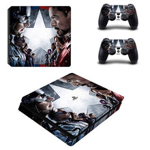 Load image into Gallery viewer, Cover Skin for PS4 Slim (Captain America)