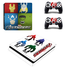 Load image into Gallery viewer, Cover Skin for PS4 Slim (Captain America)