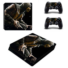 Load image into Gallery viewer, Cover Skin for PS4 Slim (Mortal Kombat Scorpion)
