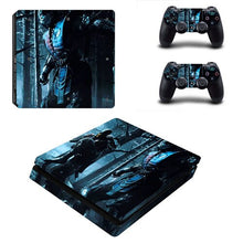 Load image into Gallery viewer, Cover Skin for PS4 Slim (Mortal Kombat Scorpion)
