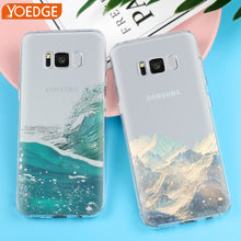 Load image into Gallery viewer, Silicon Cases for Samsung (Water &amp; Mountain)