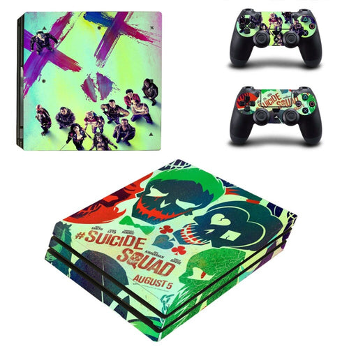 Cover Skin for PS4 PRO (Suicide Squad)