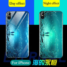 Load image into Gallery viewer, Luminous Glass Cover Cases for iPhone (Day Effect)