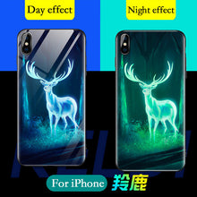 Load image into Gallery viewer, Luminous Glass Cover Cases for iPhone (Day Effect)