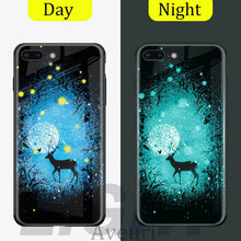 Load image into Gallery viewer, Luminous Glass Cover Cases for iPhone (Day Effect)