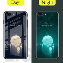 Load image into Gallery viewer, Luminous Glass Cover Cases for iPhone (Day Effect)