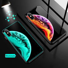 Load image into Gallery viewer, Luminous Glass Cover Cases for iPhone (Day Effect)