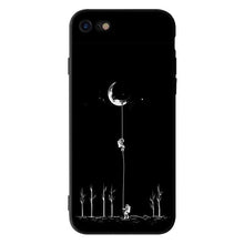 Load image into Gallery viewer, Silicon Cases for iPhone (Space Moon)