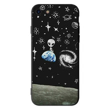 Load image into Gallery viewer, Silicon Cases for iPhone (Space Moon)
