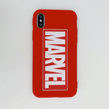 Load image into Gallery viewer, Matte Silicon Cases for iPhone (Superheroes)