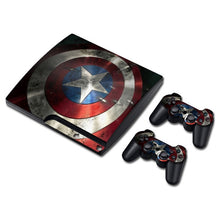 Load image into Gallery viewer, Cover Skin for PS3 Slim (Captain America)