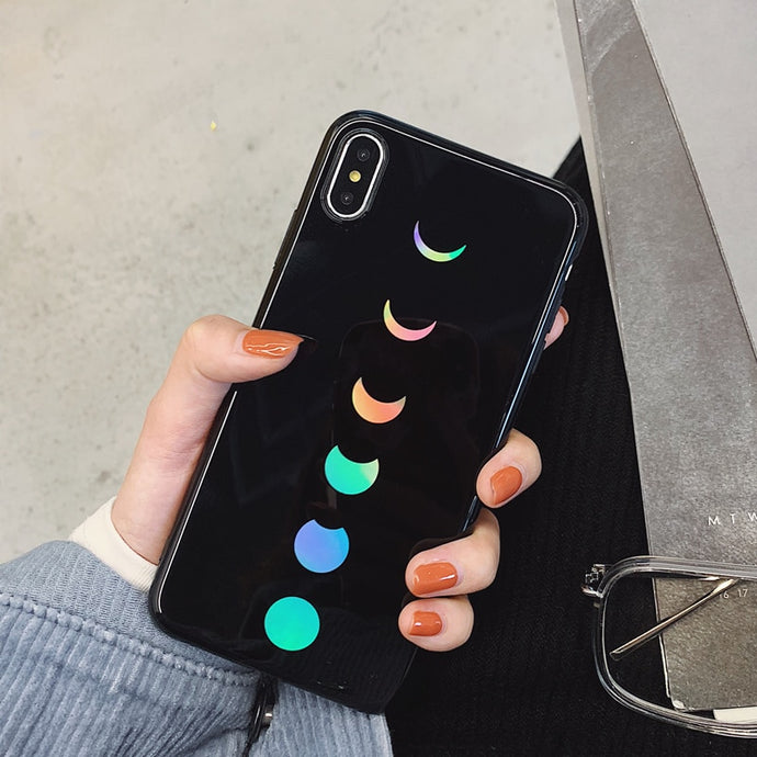 Colorful Moon Eclipse Cases for iPhone