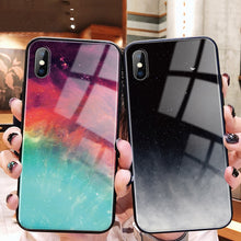 Load image into Gallery viewer, Tempered Glass Cover Cases for iPhone (Colorful)