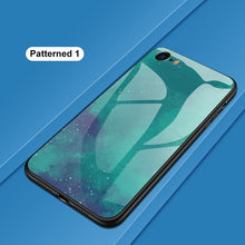 Load image into Gallery viewer, Tempered Glass Cover Cases for iPhone (Colorful)