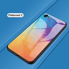 Load image into Gallery viewer, Tempered Glass Cover Cases for iPhone (Colorful)