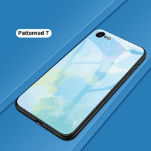 Load image into Gallery viewer, Tempered Glass Cover Cases for iPhone (Colorful)