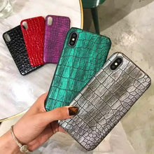 Load image into Gallery viewer, Crocodile Leather Cases for iPhone