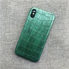 Load image into Gallery viewer, Crocodile Leather Cases for iPhone