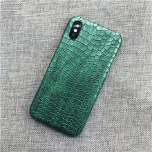 Load image into Gallery viewer, Crocodile Leather Cases for iPhone