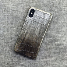 Load image into Gallery viewer, Crocodile Leather Cases for iPhone