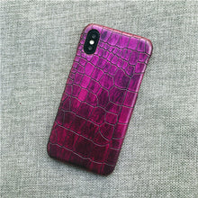Load image into Gallery viewer, Crocodile Leather Cases for iPhone