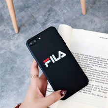 Load image into Gallery viewer, Matte Hard Plastic Phone Cases for iPhone (Fila)