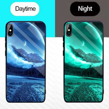 Load image into Gallery viewer, Luminous Glass Cover Cases for iPhone (Daytime)