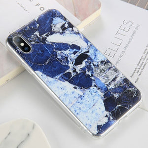 Silicon Cases for iPhone (Marble)