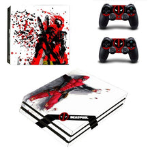 Load image into Gallery viewer, Cover Skin for PS4 PRO (Deadpool)